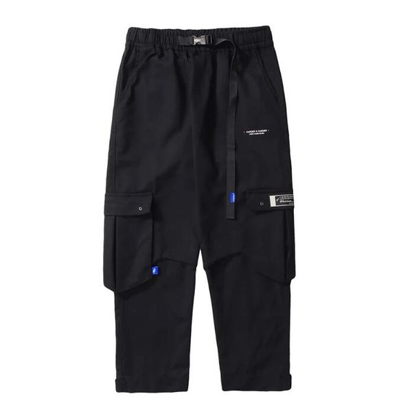 multi pocket cargo pants joggers streetwear sweatpants fashion baggy trousers, Black;brown 
multi pocket cargo pants joggers streetwear sweatpants fashion baggy trousers, Black;brown