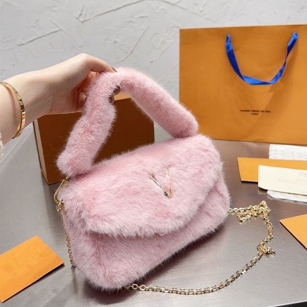 winter wool soft handbags designer women underarm hobo totes small crossbody chain shoulder bags fur purses two strap with box
winter wool soft handbags designer women underarm hobo totes small crossbody chain shoulder bags fur purses two strap with box