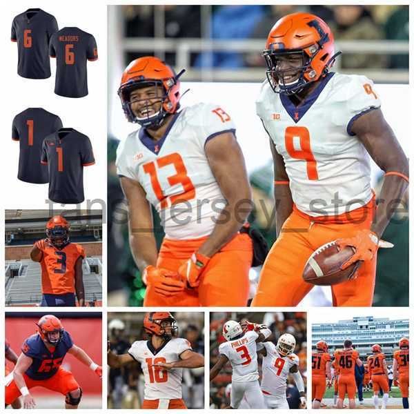ncaa illinois fighting illini college football jerseys 8 mj rivers ii jersey dick butkus marquez beason milo eifler jerseys custom stitched, Black
ncaa illinois fighting illini college football jerseys 8 mj rivers ii jersey dick butkus marquez beason milo eifler jerseys custom stitched, Black