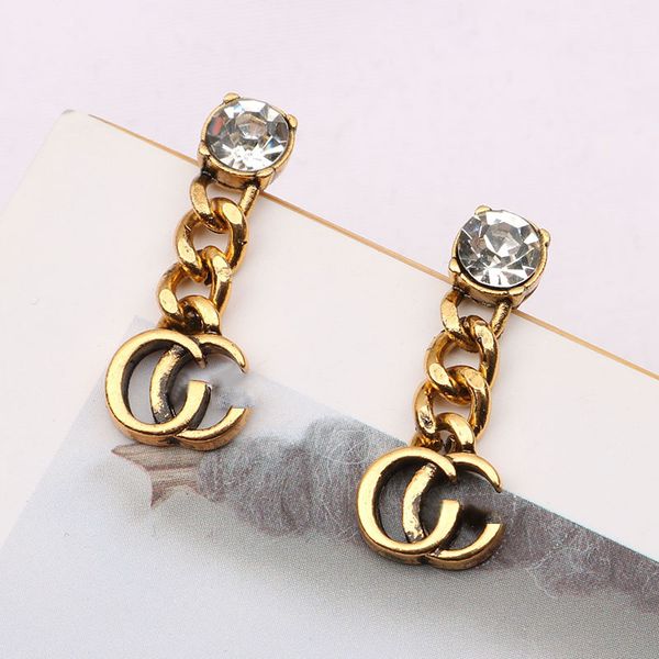 various vintage stud earrings luxury 925 silver designer earring letters jewelry women 18k plated diamond valentine wedding sifts s, Golden;silver
various vintage stud earrings luxury 925 silver designer earring letters jewelry women 18k plated diamond valentine wedding sifts s, Golden;silver