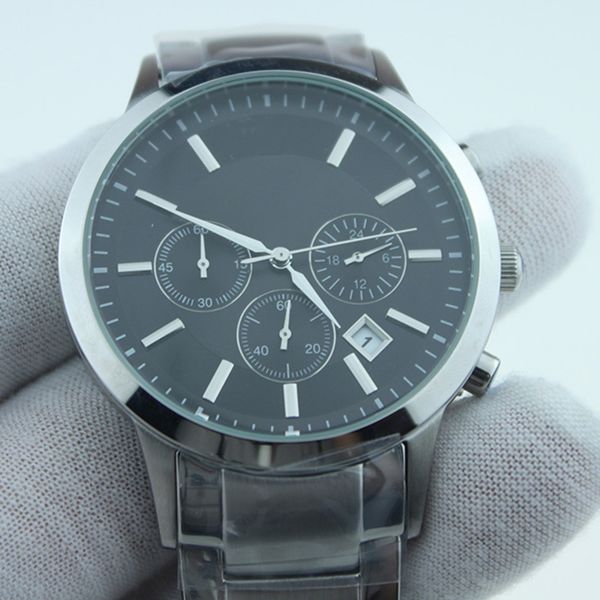 business men's watch multi-functional calendar super waterproof stainless steel quartz watches, Slivery;brown
business men's watch multi-functional calendar super waterproof stainless steel quartz watches, Slivery;brown