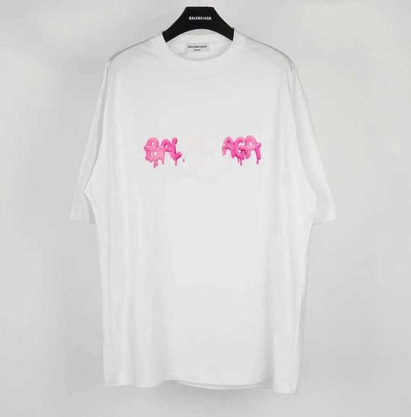 23ss designer luxury balanciagas classic european t shirt fashion graffiti pure cotton short back letter printing pullover mens and womens 5, White;black
23ss designer luxury balanciagas classic european t shirt fashion graffiti pure cotton short back letter printing pullover mens and womens 5, White;black