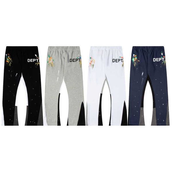 mens sweater pant galleryes 2023 dept version high street speckled color printing mosaic contrast men's women's pants micro flared, Black
mens sweater pant galleryes 2023 dept version high street speckled color printing mosaic contrast men's women's pants micro flared, Black
