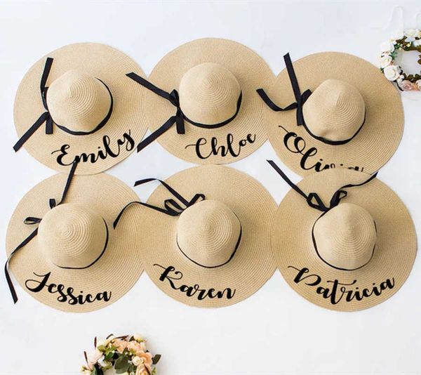 beanie/skull caps bridesmaids custom floppy hats custom wedding bride hat honeymoon beach hat summer party hat bachelorette gift t221201, Blue;gray
beanie/skull caps bridesmaids custom floppy hats custom wedding bride hat honeymoon beach hat summer party hat bachelorette gift t221201, Blue;gray