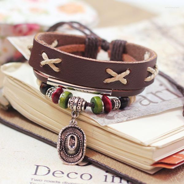 link bracelets european and american style cowboy hat ornaments jewelry unique beaded bracelet valentine's birthday gift, Black
link bracelets european and american style cowboy hat ornaments jewelry unique beaded bracelet valentine's birthday gift, Black