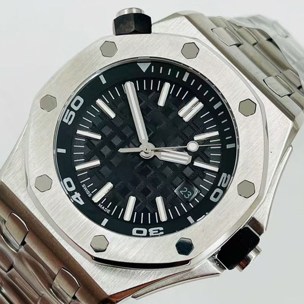 men's business classic watch embossed dial all stainless steel mechanical waterproof calendar watches, Slivery;golden
men's business classic watch embossed dial all stainless steel mechanical waterproof calendar watches, Slivery;golden