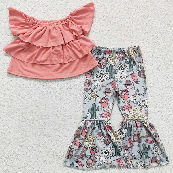 new fashion girls boutique clothing set western style spring baby girl clothes bell bottom outfits milk silk kid children outfit, White
new fashion girls boutique clothing set western style spring baby girl clothes bell bottom outfits milk silk kid children outfit, White