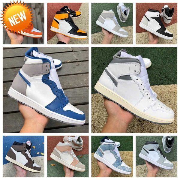 og 2023 jumpman 1 1s high mens womens basketball shoes starfish stealth university blue light smoke grey anthracite patent bred tan gum line
og 2023 jumpman 1 1s high mens womens basketball shoes starfish stealth university blue light smoke grey anthracite patent bred tan gum line