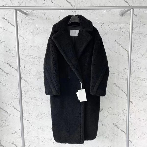 classic black mmax teddy bear alpaca fur women icon coat two button lapel neck keep warm long parkas camelwool
classic black mmax teddy bear alpaca fur women icon coat two button lapel neck keep warm long parkas camelwool