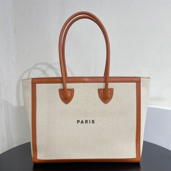 large tote shopping bag women shoulder bags canvas handbag leather handle fashion letters multiple colors retro handbags purse interior zip
large tote shopping bag women shoulder bags canvas handbag leather handle fashion letters multiple colors retro handbags purse interior zip