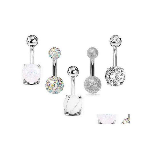 navel bell button rings 5pcs/lot zircon belly for women girls stainless steel sier gold barbell ring body piercing jewelry wholesa othwq, Silver
navel bell button rings 5pcs/lot zircon belly for women girls stainless steel sier gold barbell ring body piercing jewelry wholesa othwq, Silver