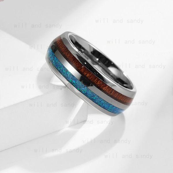 stripes tungsten steel wood ring band opal shell rings for men women hip hop fashion fine jewelry will and sandy, Silver
stripes tungsten steel wood ring band opal shell rings for men women hip hop fashion fine jewelry will and sandy, Silver