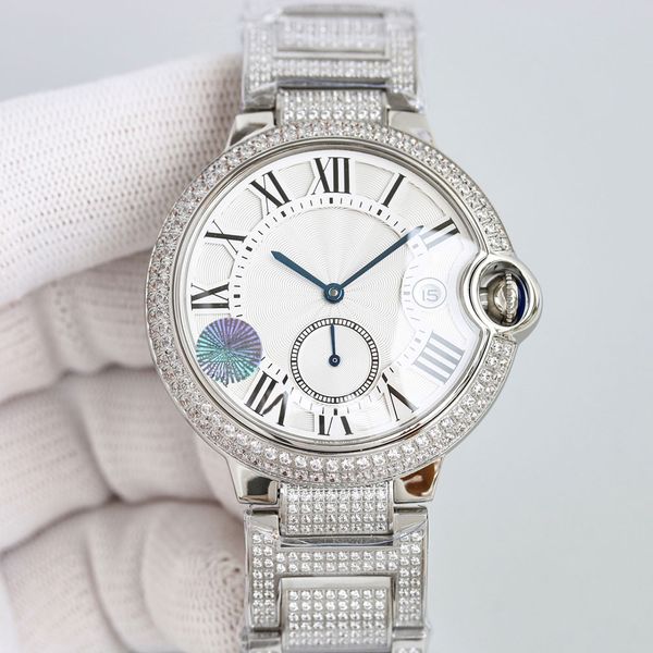 diamond watch mens automatic mechanical watches 42mm sapphire business women wristwatch with diamond-studded steel bracelet montre de luxe, Slivery;brown
diamond watch mens automatic mechanical watches 42mm sapphire business women wristwatch with diamond-studded steel bracelet montre de luxe, Slivery;brown