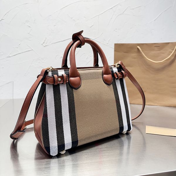 check tote bag canvas handbags purse crossbody bags bottom rivet leather handle removable strap magnetic clasp inside fashion letters women
check tote bag canvas handbags purse crossbody bags bottom rivet leather handle removable strap magnetic clasp inside fashion letters women