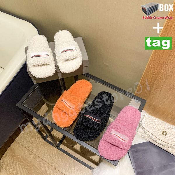 with box paris luxury women slippers designer shoes winter furry wool slipper indoor shoe comfortable plush flip flops womens fur fluffy war, Black
with box paris luxury women slippers designer shoes winter furry wool slipper indoor shoe comfortable plush flip flops womens fur fluffy war, Black