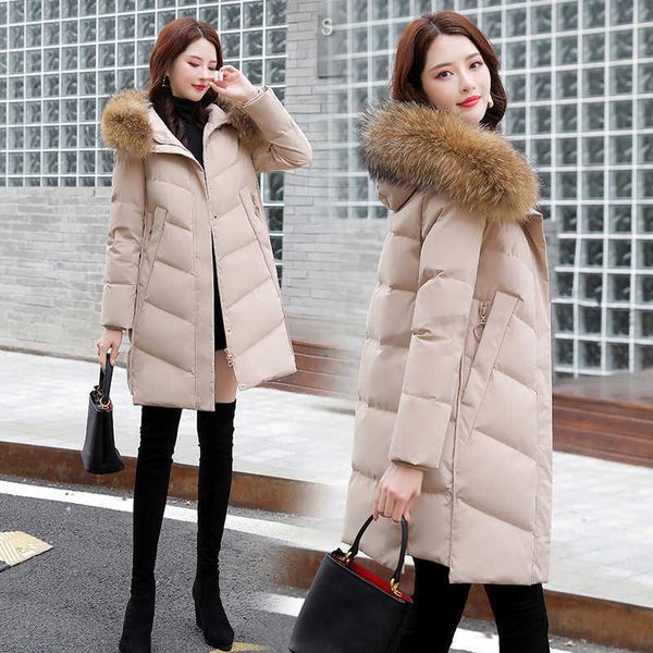 women's white duck down jacket 2022 winter new fashion slim oversize thick fur collar coat, Black
women's white duck down jacket 2022 winter new fashion slim oversize thick fur collar coat, Black