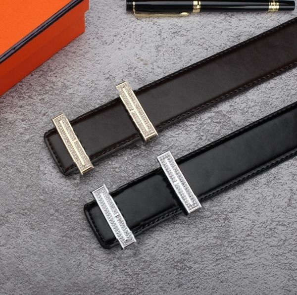 luxury mens classic belts gold silver crystal smooth buckle men double-sided leisure commerce belt accessories fashion designer belt, Black;brown
luxury mens classic belts gold silver crystal smooth buckle men double-sided leisure commerce belt accessories fashion designer belt, Black;brown