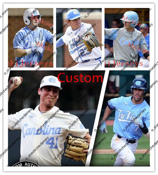 college baseball wears ncaa custom unc north carolina tar heels stitched baseball jersey 15 gage gillian 24 shaddon peavyhouse 26 kyle mott, Black
college baseball wears ncaa custom unc north carolina tar heels stitched baseball jersey 15 gage gillian 24 shaddon peavyhouse 26 kyle mott, Black