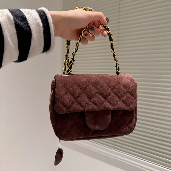 womens mini suede flap quilted bags frosted leather classic diamond gold hardware turnbuckle chain crossbody wallets coins purse pouch desig
womens mini suede flap quilted bags frosted leather classic diamond gold hardware turnbuckle chain crossbody wallets coins purse pouch desig