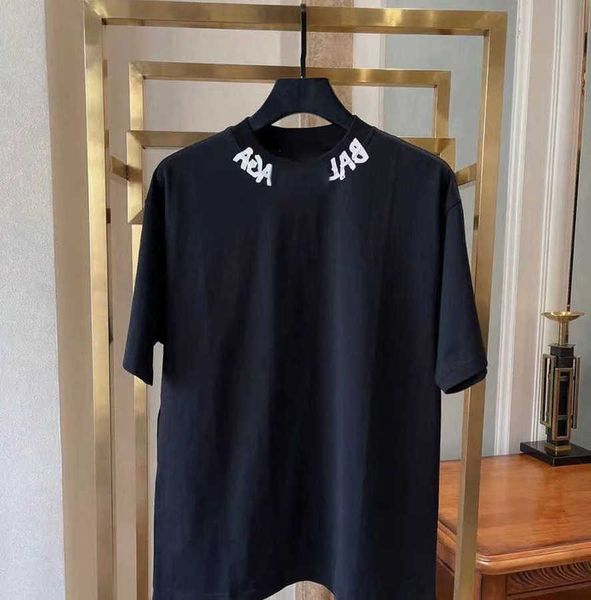 23ss designer luxury balanciagas classic t shirt balencigas fashion graffiti pure cotton short back letter printing pullover mens and womens, White;black
23ss designer luxury balanciagas classic t shirt balencigas fashion graffiti pure cotton short back letter printing pullover mens and womens, White;black