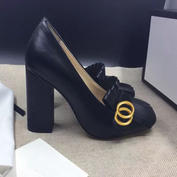 high heels dress shoes classic high-heeled designer boat shoe leather rivet thick heel cowhide metal button black 10cm work shoes large size
high heels dress shoes classic high-heeled designer boat shoe leather rivet thick heel cowhide metal button black 10cm work shoes large size
