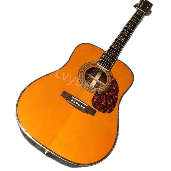 lvyelectric guitar custom d45 guitar solid spruce yellow color folk fingerstyle with pickup 301
lvyelectric guitar custom d45 guitar solid spruce yellow color folk fingerstyle with pickup 301