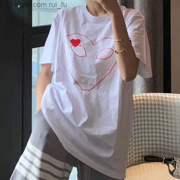 women t shirt casual polka dot embroidery heart summer tees couples man asian plus size xs 4xl wholesale ruifu, White
women t shirt casual polka dot embroidery heart summer tees couples man asian plus size xs 4xl wholesale ruifu, White