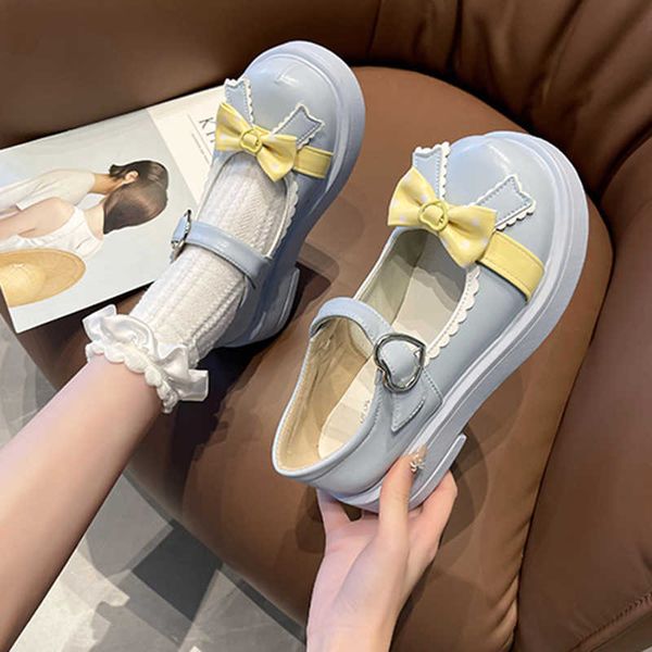 dress shoes rimocy sweet bowknot platform lolita women mix color med heels mary janes woman pu leather thick bottom flats 221213, Black
dress shoes rimocy sweet bowknot platform lolita women mix color med heels mary janes woman pu leather thick bottom flats 221213, Black