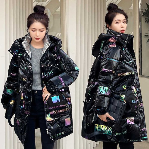 colorful wash bright down cotton jacket for women in 2022 winter new women's loose fashionable warm coat, Black
colorful wash bright down cotton jacket for women in 2022 winter new women's loose fashionable warm coat, Black