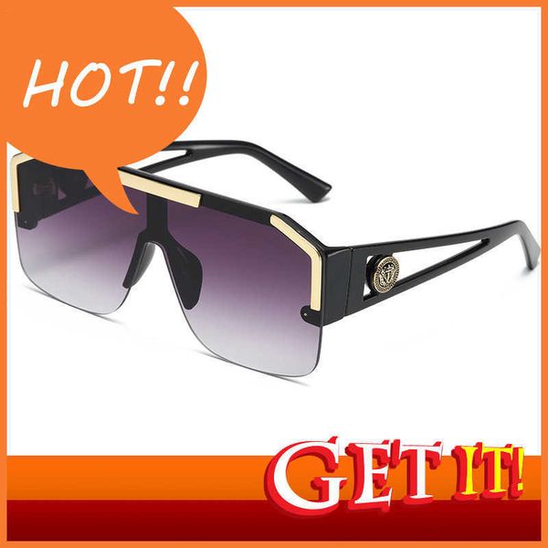 brand sunglasses retail 3334 metal lion king 1e-piece lens large square glass sunglass for men and women sunglasses uv400 high quality, White;black
brand sunglasses retail 3334 metal lion king 1e-piece lens large square glass sunglass for men and women sunglasses uv400 high quality, White;black