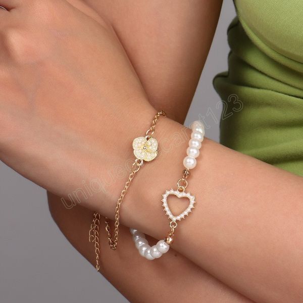 korean elegant fashion heart bracelet for women luxury simulated flowers heart bangle female wedding party jewelry gift, Golden;silver
korean elegant fashion heart bracelet for women luxury simulated flowers heart bangle female wedding party jewelry gift, Golden;silver
