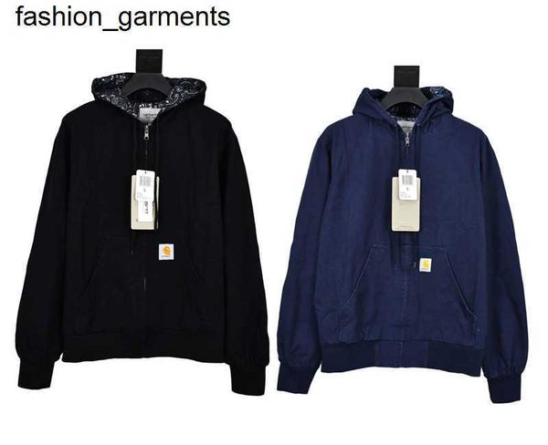 designer men's down parkas carhart new cashew flower double sided loose couple canvas denim jacket zipper hoodie, Black
designer men's down parkas carhart new cashew flower double sided loose couple canvas denim jacket zipper hoodie, Black