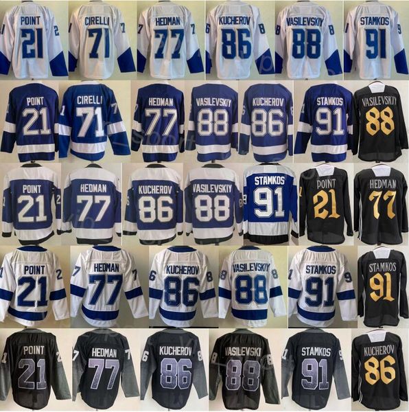 stadium series hockey 86 nikita kucherov jerseys 21 brayden point 77 victor hedman 88 andrei vasilevskiy 91 steven stamkos 71 anthony cirell, Black;red
stadium series hockey 86 nikita kucherov jerseys 21 brayden point 77 victor hedman 88 andrei vasilevskiy 91 steven stamkos 71 anthony cirell, Black;red
