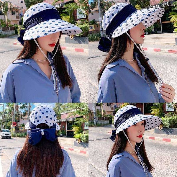 beanie/skull caps 2022 large brimmed hat female summer sunscreen neck shawl fashion wave dot pattern beach bow sun caps t221201, Blue;gray
beanie/skull caps 2022 large brimmed hat female summer sunscreen neck shawl fashion wave dot pattern beach bow sun caps t221201, Blue;gray