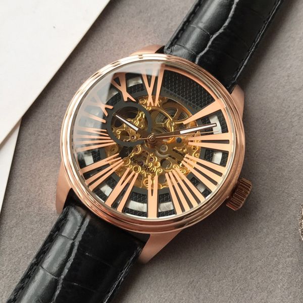 hollow out fashion watch automatic mechanical glow-in-the-dark needle buckle leather men's watches, Slivery;brown
hollow out fashion watch automatic mechanical glow-in-the-dark needle buckle leather men's watches, Slivery;brown