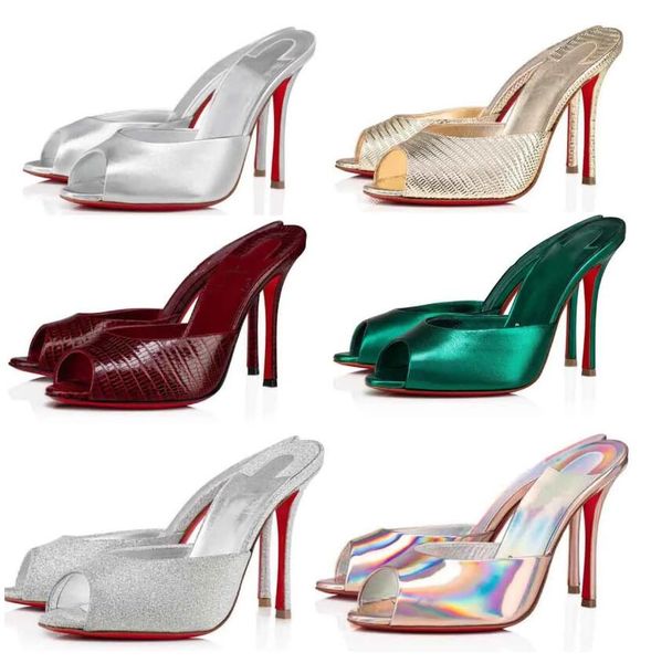 luxury brand paris women sandal slide slipper high-heels lady's reds sole shoes me dolly strass 100mm mules calfskin leather wedding pa, Black
luxury brand paris women sandal slide slipper high-heels lady's reds sole shoes me dolly strass 100mm mules calfskin leather wedding pa, Black