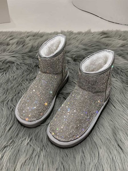 boot 's shoes snow boots winter new plus velvet round toe thick bottom warm flashing diamond cotton ankle 221213, Black
boot 's shoes snow boots winter new plus velvet round toe thick bottom warm flashing diamond cotton ankle 221213, Black