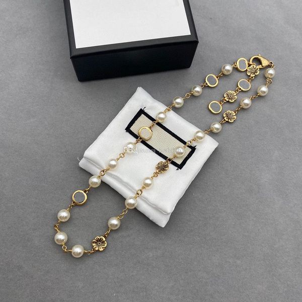 floral chic letter channel necklaces designer pearl necklace women flower chain pendant necklaces, Silver
floral chic letter channel necklaces designer pearl necklace women flower chain pendant necklaces, Silver