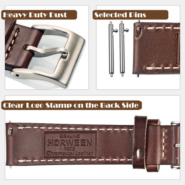 watch bands horween genuine leather straps brown soft wrap handmade horse leather wrist bands 18mm 20mm 22mm t221219, Black;brown
watch bands horween genuine leather straps brown soft wrap handmade horse leather wrist bands 18mm 20mm 22mm t221219, Black;brown