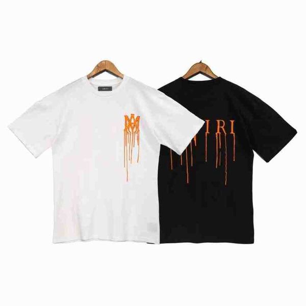 amirs emir european and american fashion brand paint core id am letter short sve casual loose men's and women's cotton t-shirt, White;black
amirs emir european and american fashion brand paint core id am letter short sve casual loose men's and women's cotton t-shirt, White;black