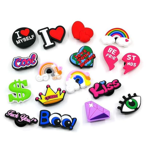 shoe parts accessories evil eye croc charms fashion love for decorations pvc soft shoes charm ornaments buckles drop delivery dh4fj, White;pink
shoe parts accessories evil eye croc charms fashion love for decorations pvc soft shoes charm ornaments buckles drop delivery dh4fj, White;pink