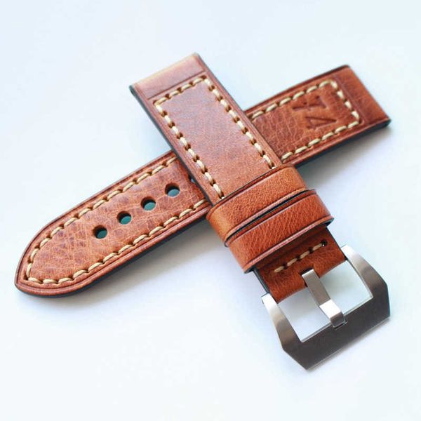 watch bands merjust handmade 20mm 22mm 24mm 26mm genuine leather f4 red brown watchband wristband for pam big pilot strap t221213, Black;brown
watch bands merjust handmade 20mm 22mm 24mm 26mm genuine leather f4 red brown watchband wristband for pam big pilot strap t221213, Black;brown