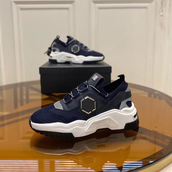 designer men spring shoes leather and mesh trainer predator runners with tubular laces sneaker brand cowhide leather printing casual sneaker, Black
designer men spring shoes leather and mesh trainer predator runners with tubular laces sneaker brand cowhide leather printing casual sneaker, Black