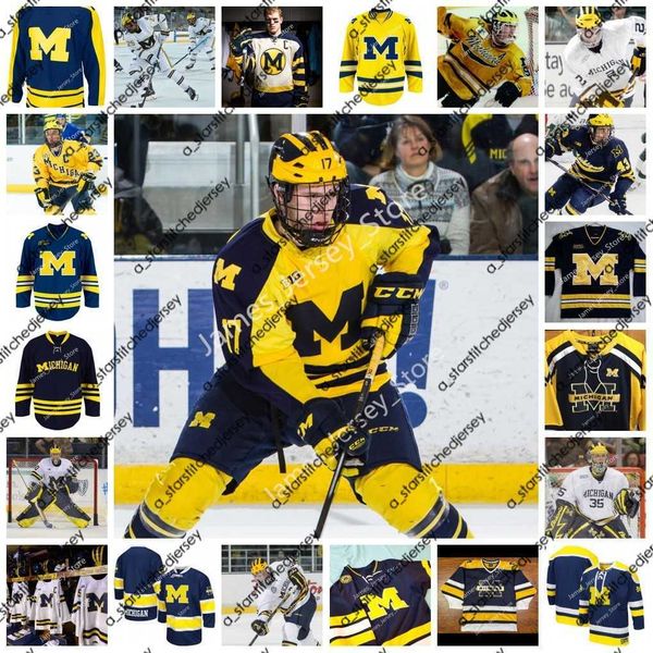 college hockey wears 2022 ncaa custom michigan wolverines stitched hockey jersey 43 quinn hughes 14 tyler motte 19 dylan larkin 13 zach were, Black
college hockey wears 2022 ncaa custom michigan wolverines stitched hockey jersey 43 quinn hughes 14 tyler motte 19 dylan larkin 13 zach were, Black