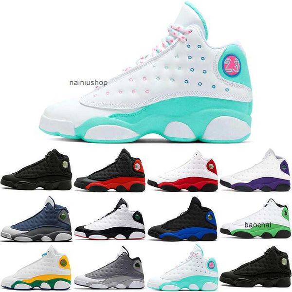 2023 classic men 13 13s baketball shoes jumpman atmosphere grey aurora green playground hyper royal he got game flint court purple jordo jor, Black
2023 classic men 13 13s baketball shoes jumpman atmosphere grey aurora green playground hyper royal he got game flint court purple jordo jor, Black