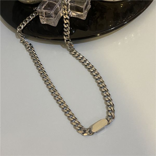 heavy general titanium steel chains rust-cool hip-hop thick chain collarbone europe and the united states simple fashion necklace woman, Silver
heavy general titanium steel chains rust-cool hip-hop thick chain collarbone europe and the united states simple fashion necklace woman, Silver