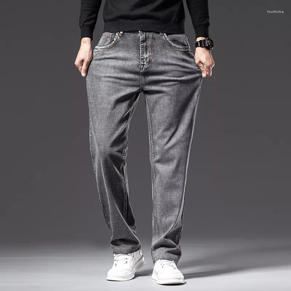 men's jeans 2022 colors autumn men gray straight-leg business casual cotton stretch denim pants male clothing plus size 40 42, Blue
men's jeans 2022 colors autumn men gray straight-leg business casual cotton stretch denim pants male clothing plus size 40 42, Blue