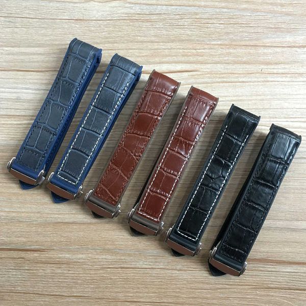 watch bands 20mm 22mm dark blue black brown rubber with leather watch band strap for omega planet ocean seamaster 300 speedmaster bracelet t
watch bands 20mm 22mm dark blue black brown rubber with leather watch band strap for omega planet ocean seamaster 300 speedmaster bracelet t