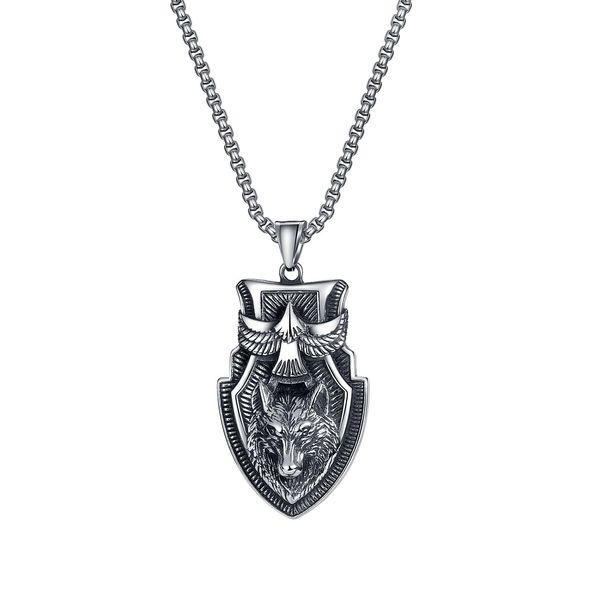 hip hop shield wolf necklaces & pendants stainless steel mens love pendant necklace, Silver
hip hop shield wolf necklaces & pendants stainless steel mens love pendant necklace, Silver