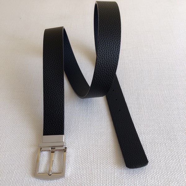 designer reversible leather belt silver metal buckle men luxury fashion design jean business formal/casual belts accessories, Black;brown
designer reversible leather belt silver metal buckle men luxury fashion design jean business formal/casual belts accessories, Black;brown